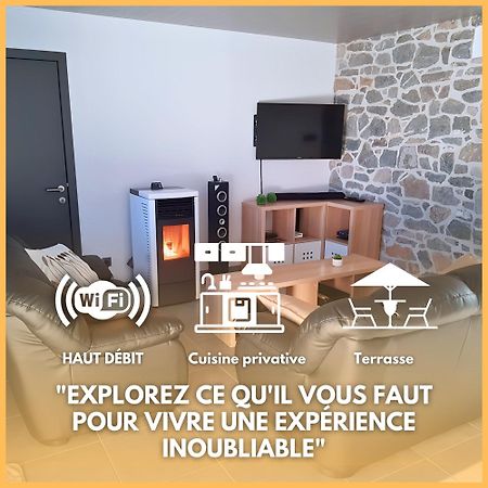 Au Chant Des Roches - Parking - Wifi - Terrasse - Chambres Familiales - Cerfontaine Exterior foto